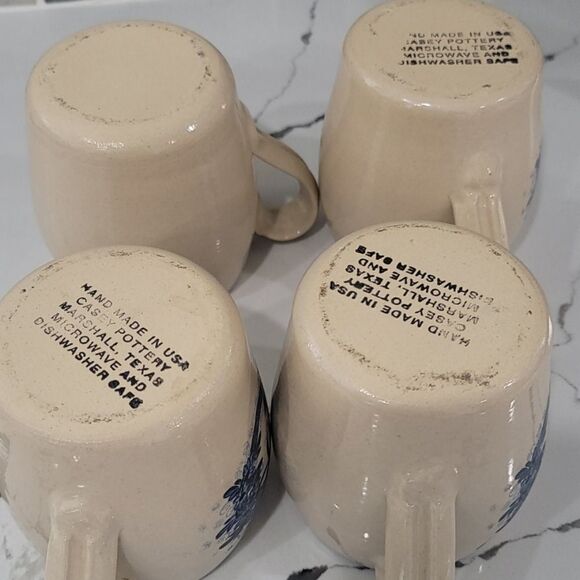 Casey pottery Set ot vintage handmade mugs - Picture 6 of 7